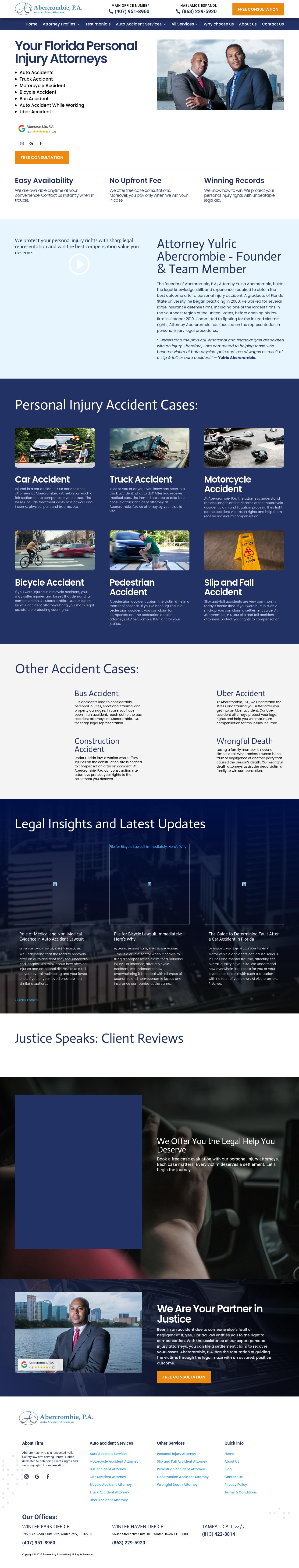 Abercrombie, PA - Winter Haven FL Lawyers