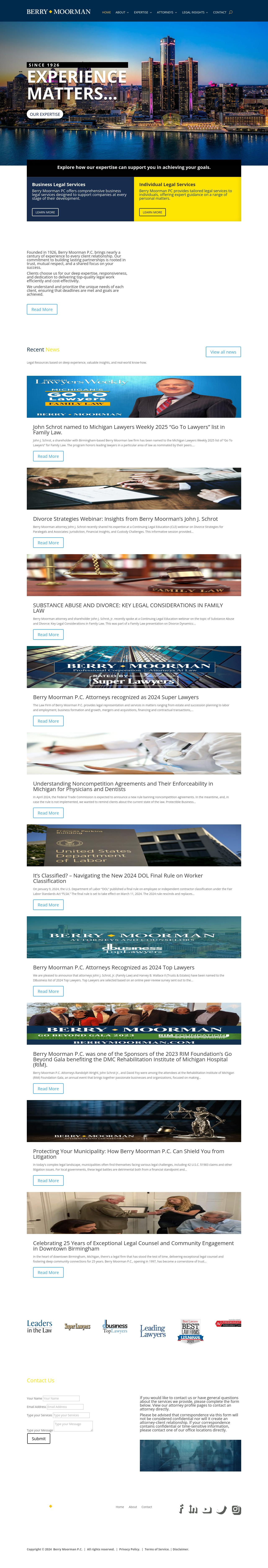 Berry Moorman PC - Birmingham MI Lawyers