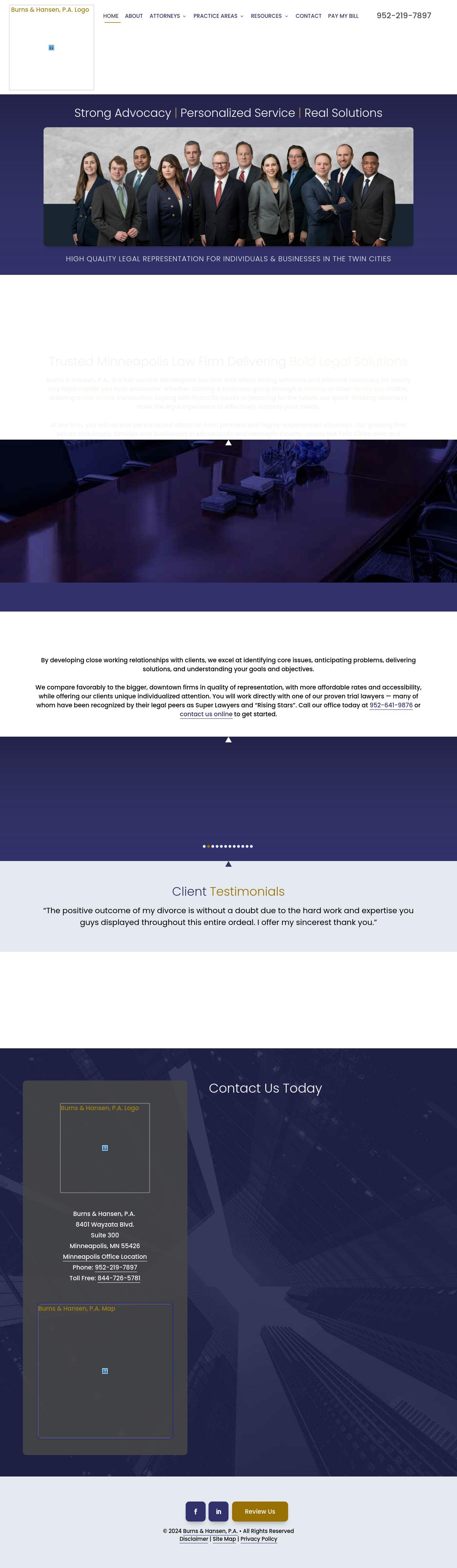 Burns & Hansen, P.A. - Minneapolis MN Lawyers