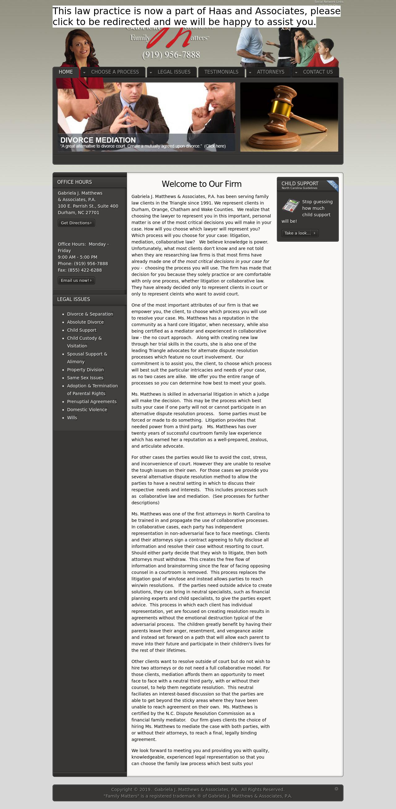 Gabriela J. Matthews & Associates, P.A. - Durham NC Lawyers
