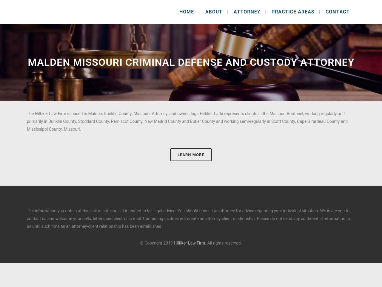 Hilfiker Law Firm - Malden MO Lawyers