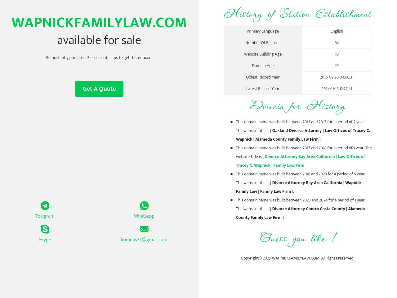 Law Office of Tracey C. Wapnick - Oakland CA Lawyers