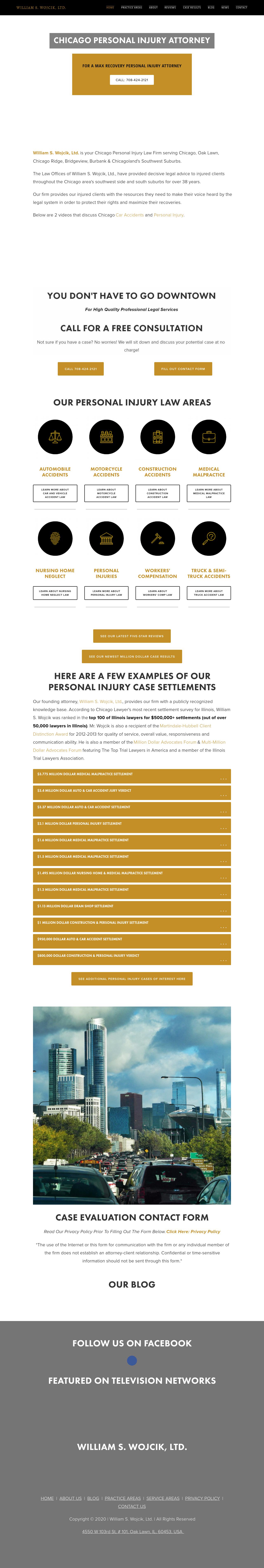 Law Office of William S. Wojcik, Ltd. - Oak Lawn IL Lawyers