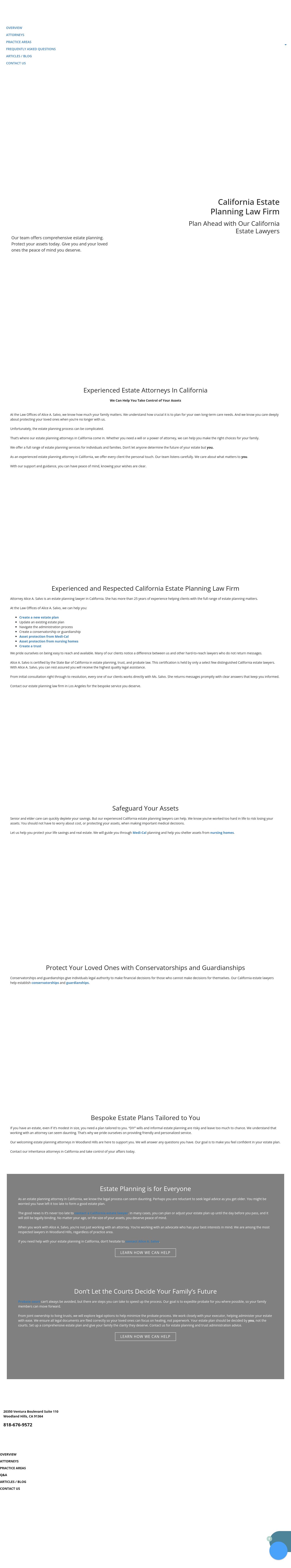 Law Offices of Alice A. Salvo - Woodland Hills CA Lawyers