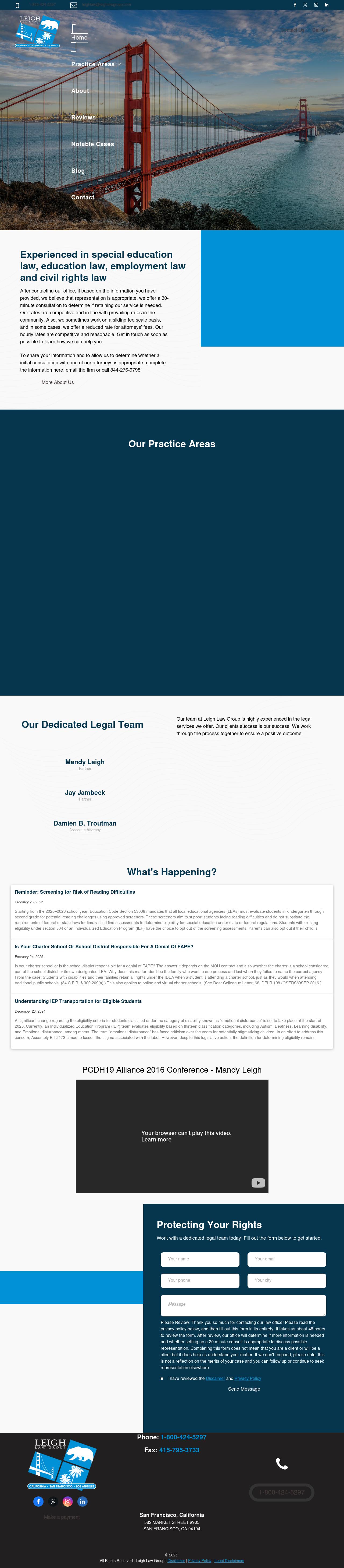 Leigh Law Group - San Francisco CA Lawyers