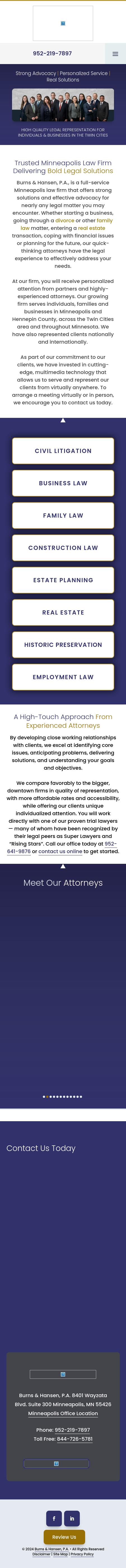 Burns & Hansen, P.A. - Minneapolis MN Lawyers