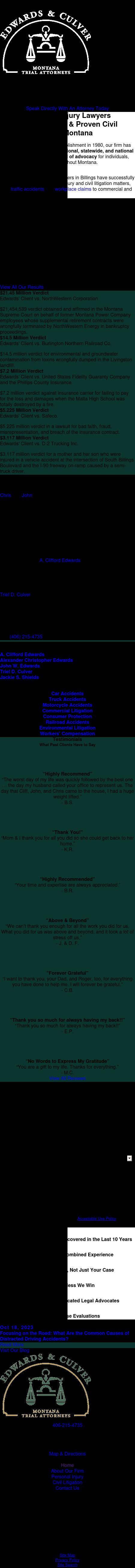 Edwards & Culver - Billings MT Lawyers