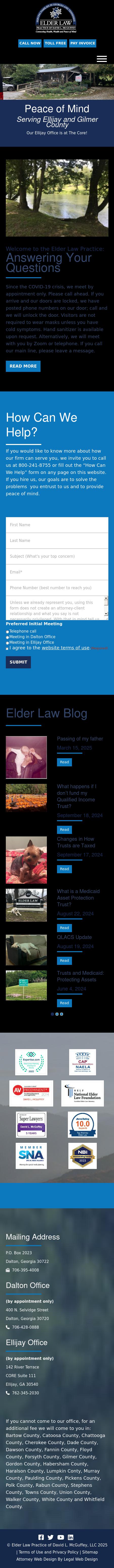 Elder Law Practice of David L. McGuffey - Dalton GA Lawyers