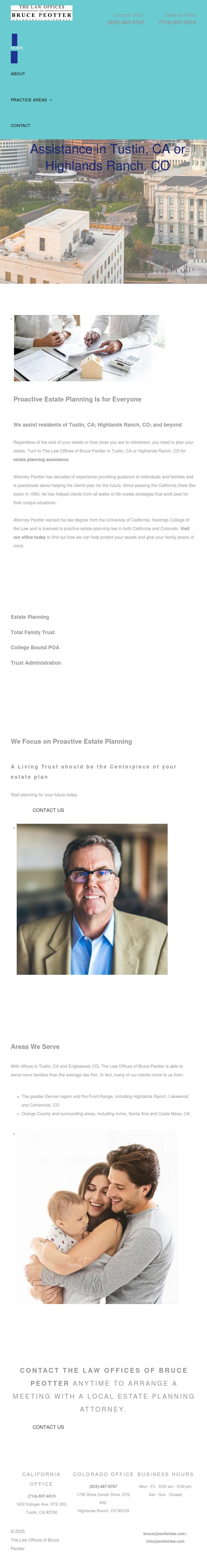 Law Office of Bruce Peotter - Tustin CA Lawyers