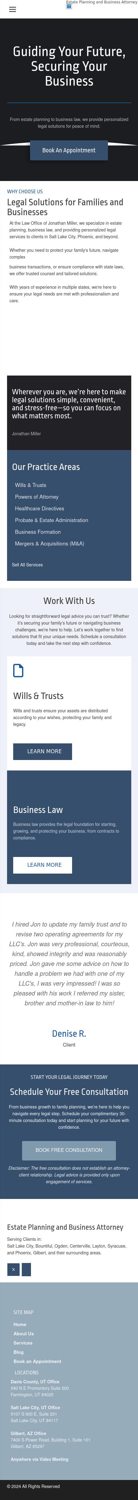 Law Office of Jonathan Miller - Bountiful UT Lawyers