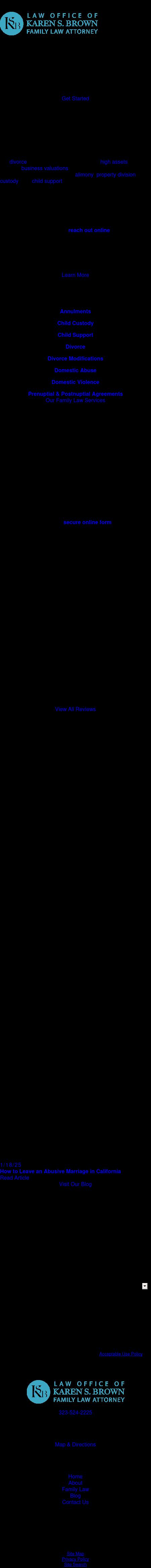 Law Office of Karen S. Brown, CFLS - Los Angeles CA Lawyers