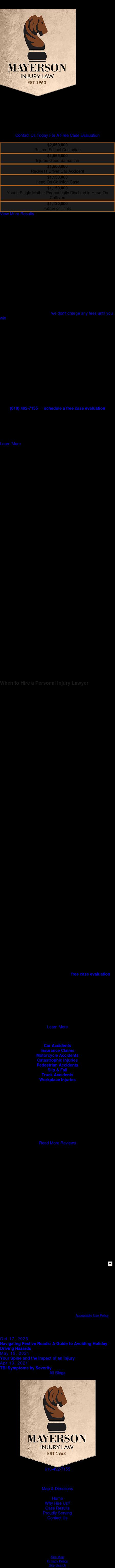 Mayerson Law, P.C. - Gilbertsville PA Lawyers