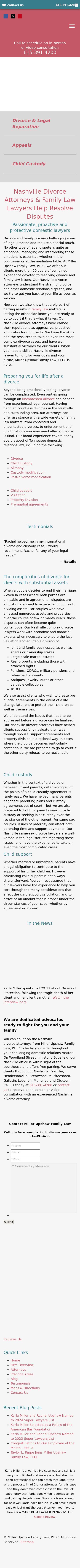 Miller Upshaw Family Law, PLLC - Nashville TN Lawyers