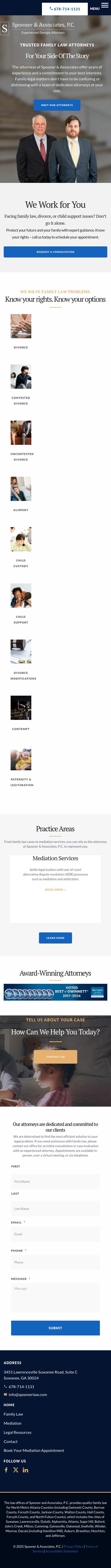 Spooner & Associates, P.C. - Suwanee GA Lawyers