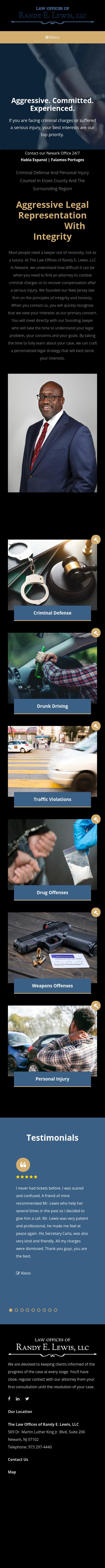 The Law Offices of Randy E. Lewis, LLC - Newark NJ Lawyers