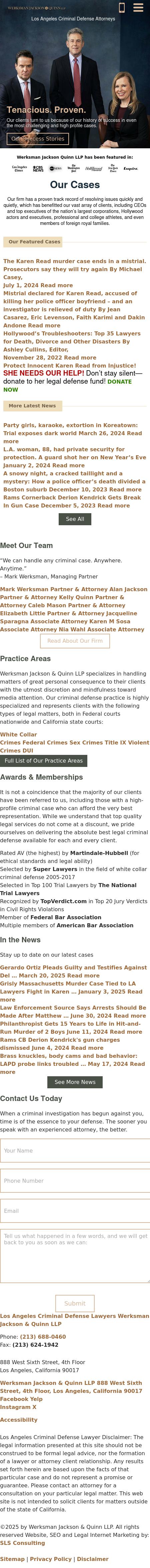 Werksman Jackson Hathaway & Quinn LLP - Los Angeles CA Lawyers