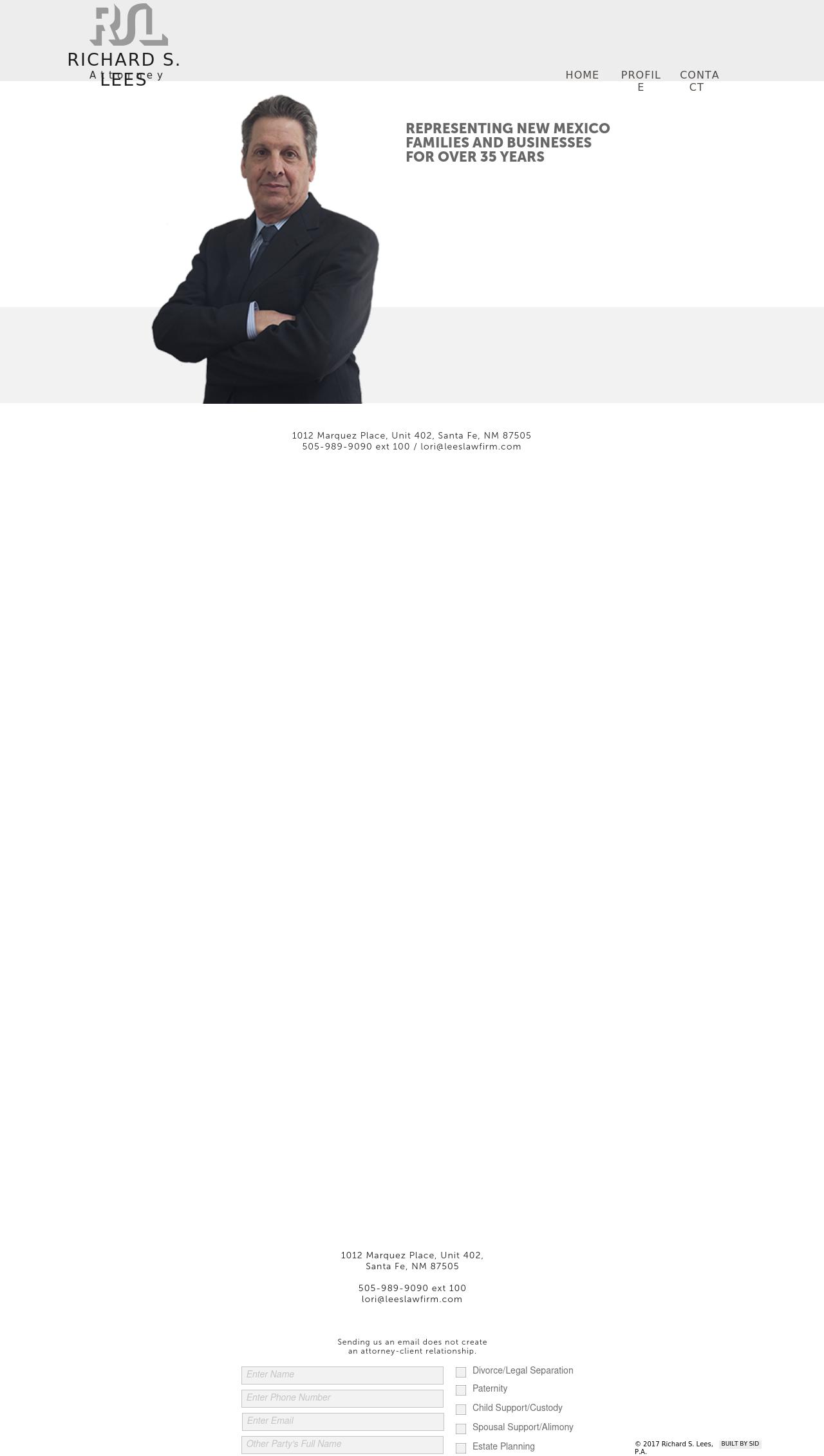 Richard S. Lees, P.A. - Santa Fe NM Lawyers