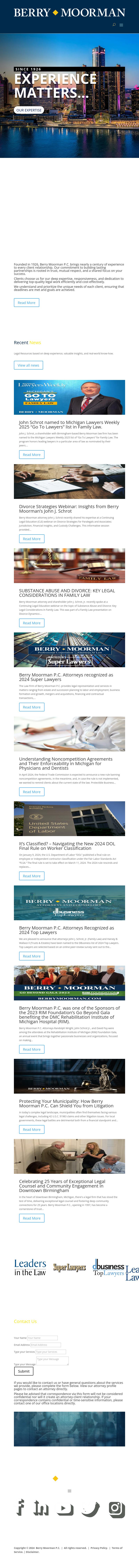 Berry Moorman PC - Birmingham MI Lawyers