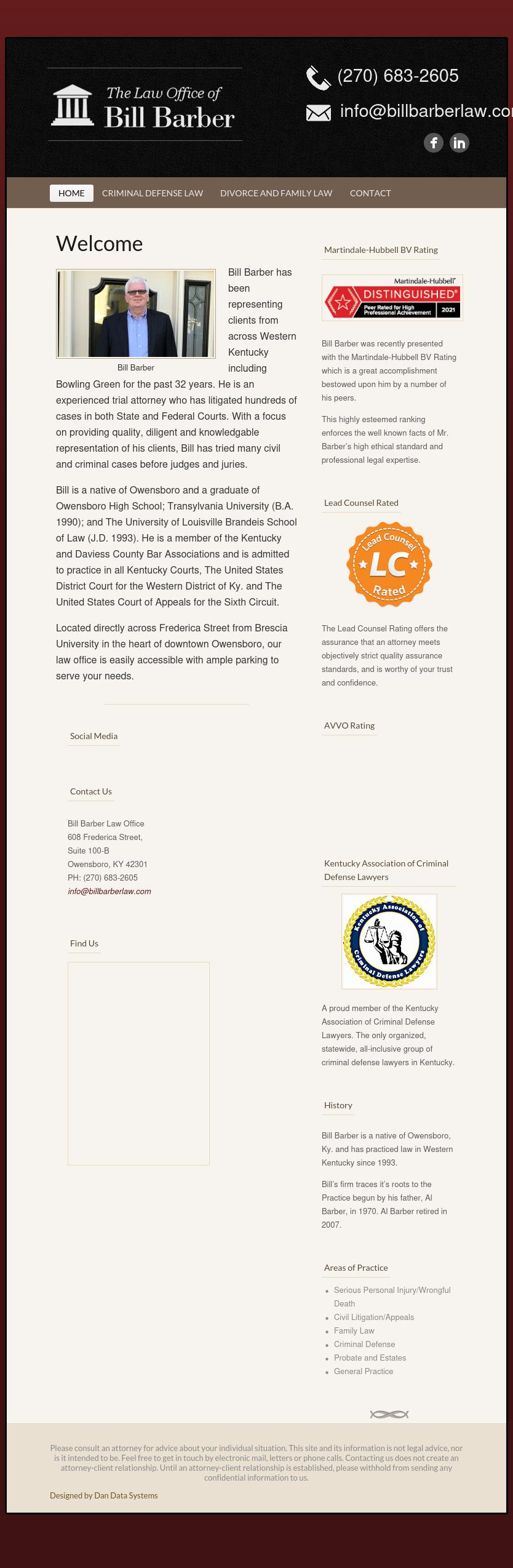 Bill Barber Law Office - Owensboro KY Lawyers