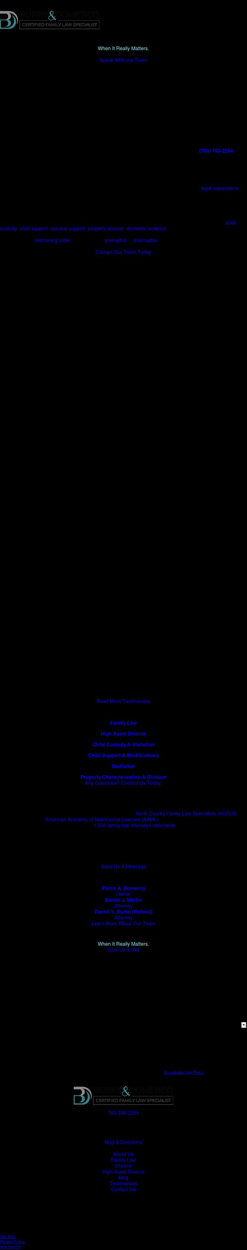 Burke & Domercq, LLP - Carlsbad CA Lawyers