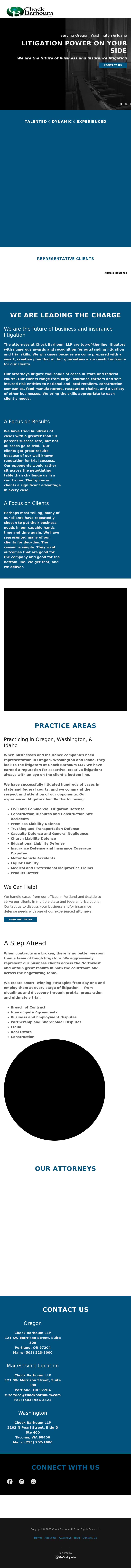 Chock Barhoum LLP - Portland OR Lawyers