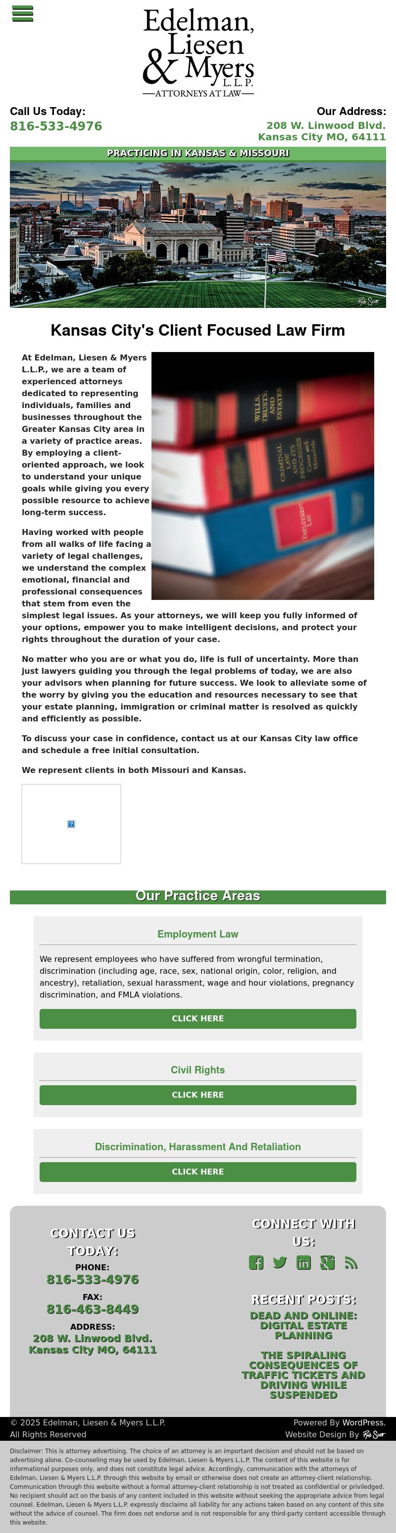 Edelman, Liesen & Myers L.L.P. - Kansas City MO Lawyers