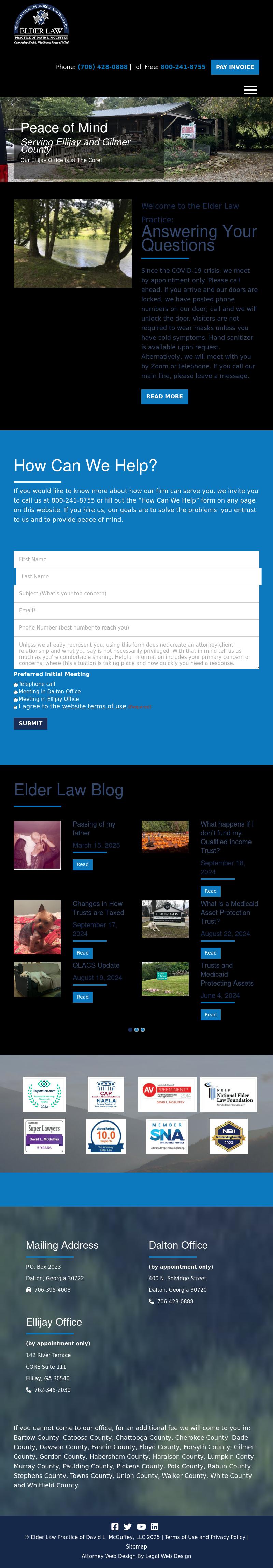 Elder Law Practice of David L. McGuffey - Dalton GA Lawyers