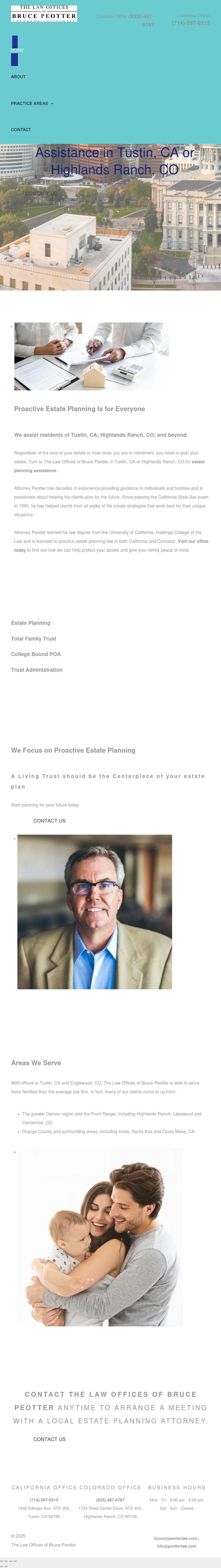 Law Office of Bruce Peotter - Tustin CA Lawyers