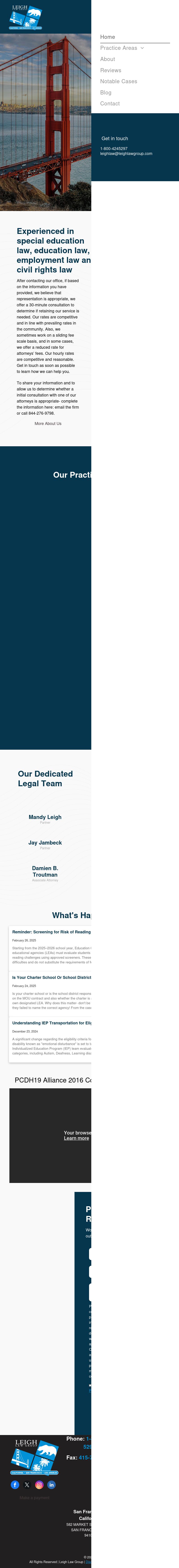 Leigh Law Group - San Francisco CA Lawyers